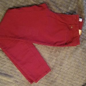 No Boundaries, red jeans